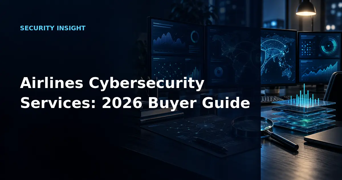 Airlines Cybersecurity Services: 2026 Buyer Guide