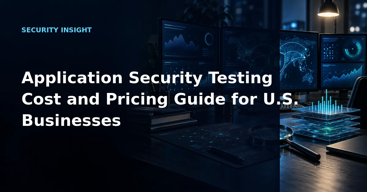 Application Security Testing Cost and Pricing Guide for U.S. Businesses