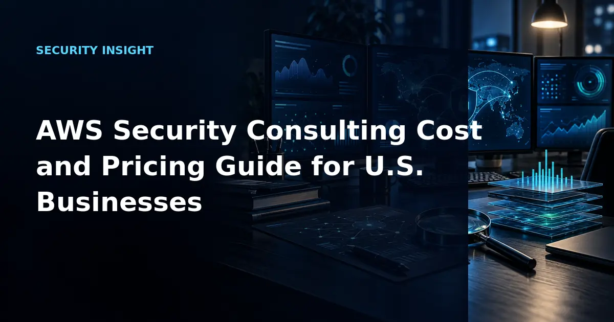 AWS Security Consulting Cost and Pricing Guide for U.S. Businesses
