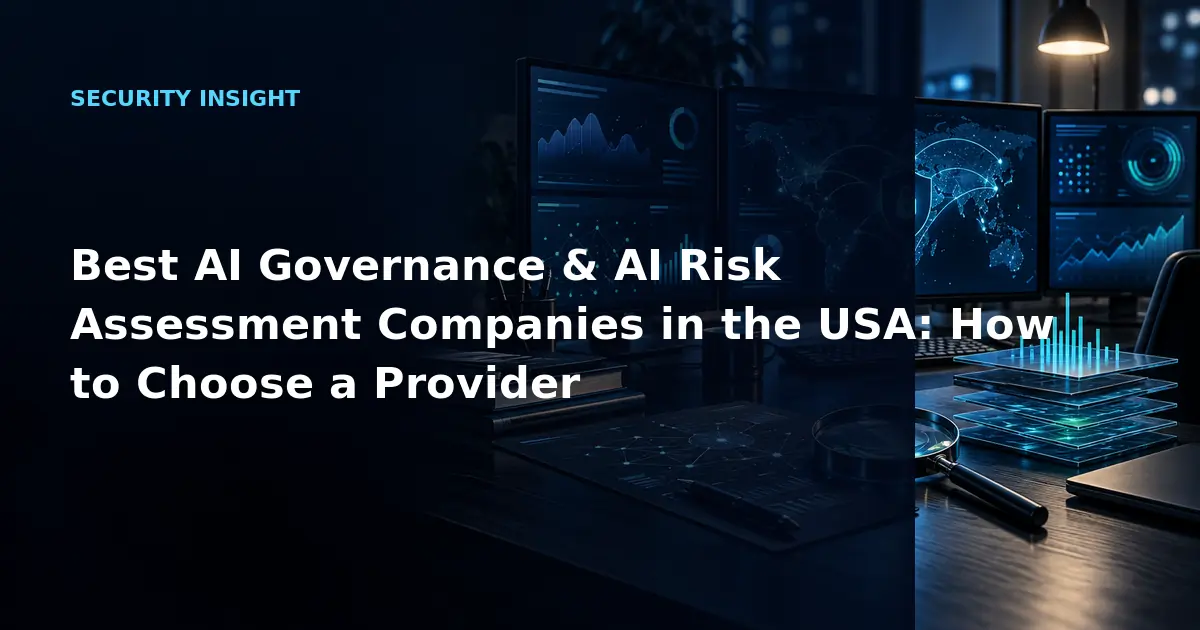 Best AI Governance & AI Risk Assessment Companies in the USA: How to Choose a
Provider