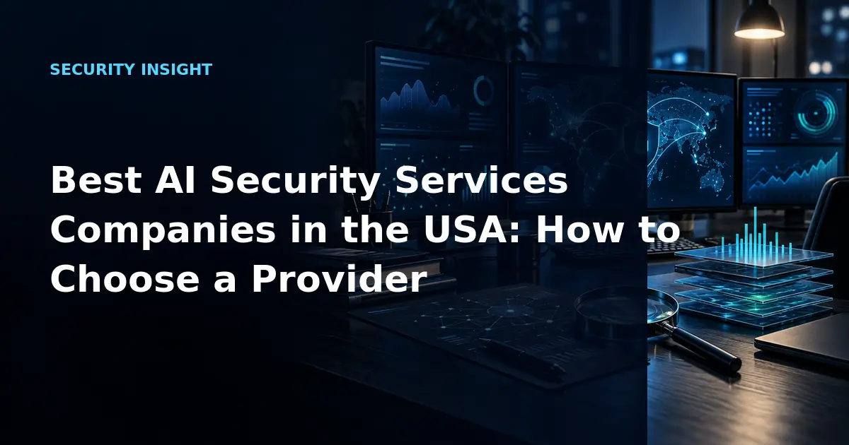 Best AI Security Services Companies in the USA: How to Choose a Provider