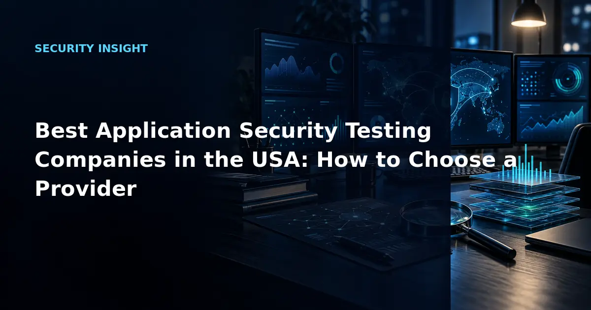 Best Application Security Testing Companies in the USA: How to Choose a Provider