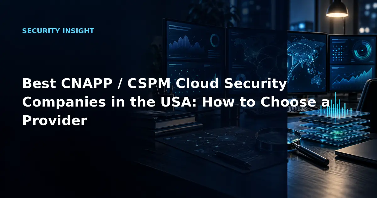 Best CNAPP / CSPM Cloud Security Companies in the USA: How to Choose a Provider