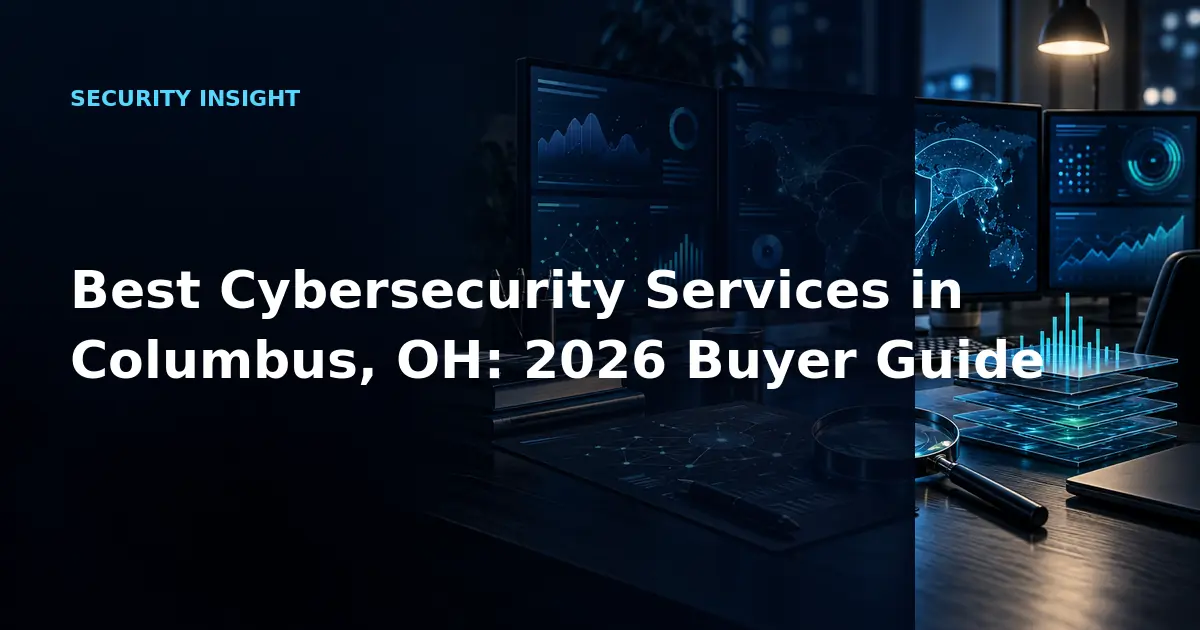 Best Cybersecurity Services in Columbus, OH: 2026 Buyer Guide