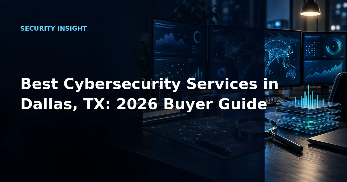 Best Cybersecurity Services in Dallas, TX: 2026 Buyer Guide