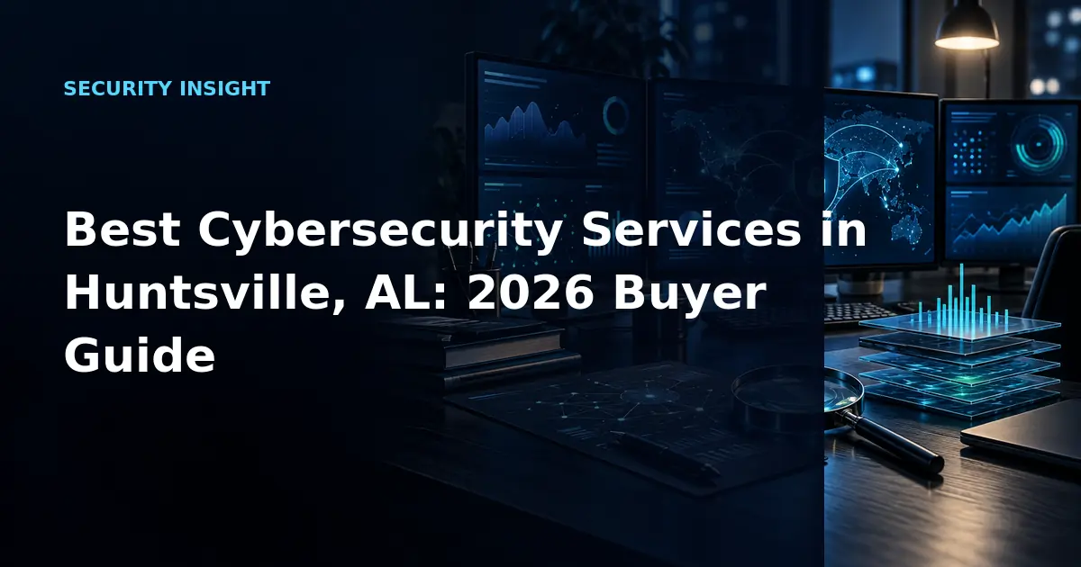 Best Cybersecurity Services in Huntsville, AL: 2026 Buyer Guide