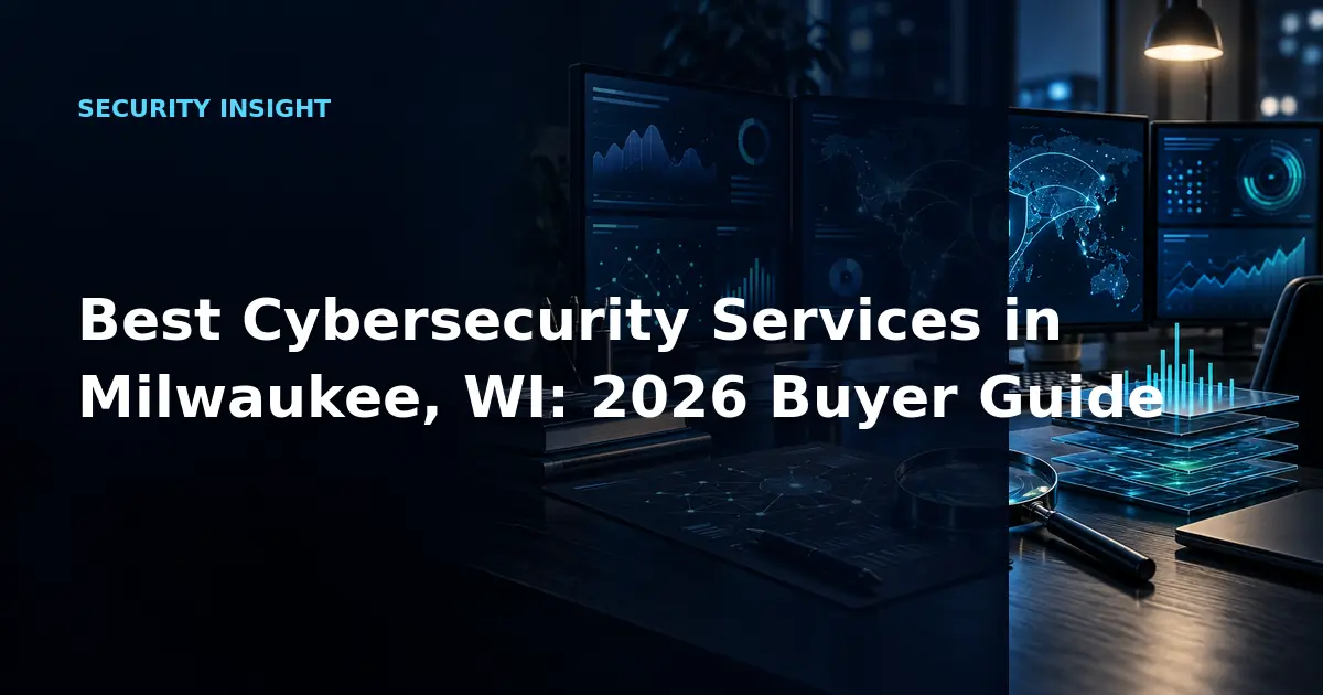 Best Cybersecurity Services in Milwaukee, WI: 2026 Buyer Guide