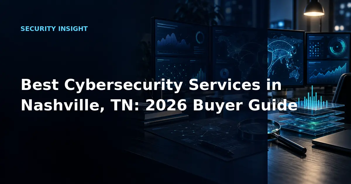 Best Cybersecurity Services in Nashville, TN: 2026 Buyer Guide