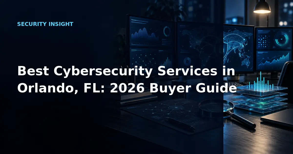 Best Cybersecurity Services in Orlando, FL: 2026 Buyer Guide