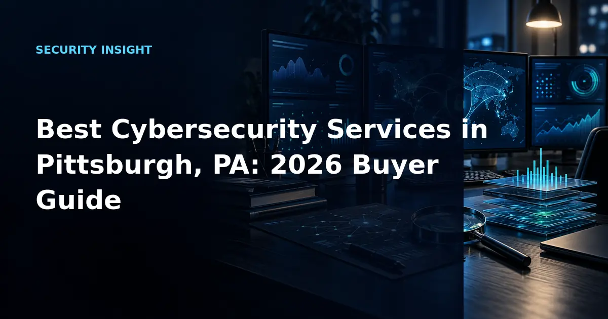 Best Cybersecurity Services in Pittsburgh, PA: 2026 Buyer Guide