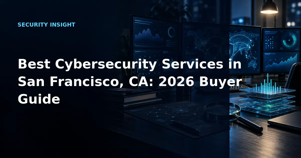 Best Cybersecurity Services in San Francisco, CA: 2026 Buyer Guide