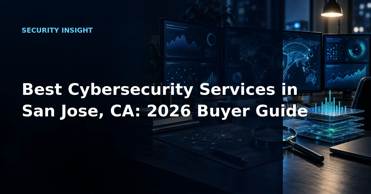 Best Cybersecurity Services in San Jose, CA: 2026 Buyer Guide