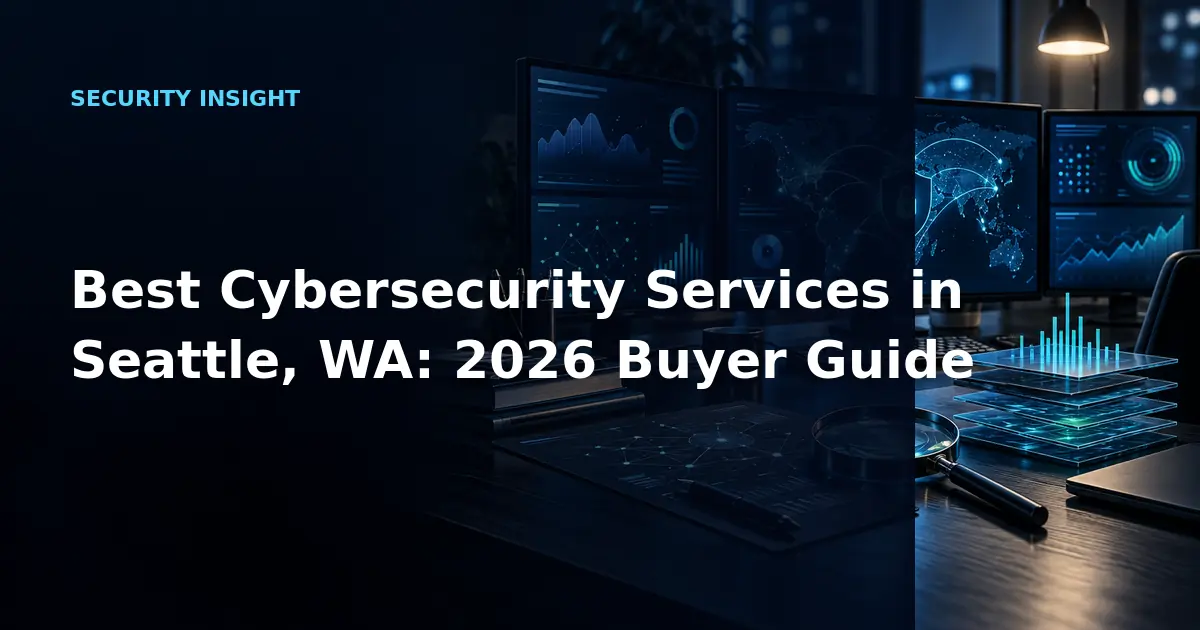 Best Cybersecurity Services in Seattle, WA: 2026 Buyer Guide