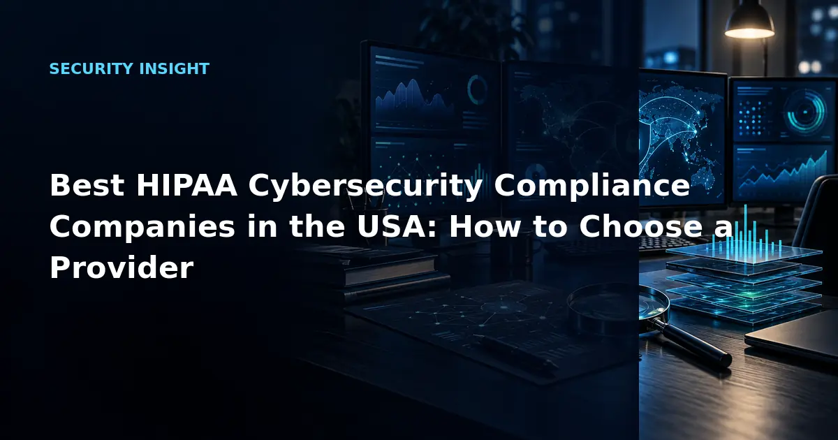 Best HIPAA Cybersecurity Compliance Companies in the USA: How to Choose a Provider