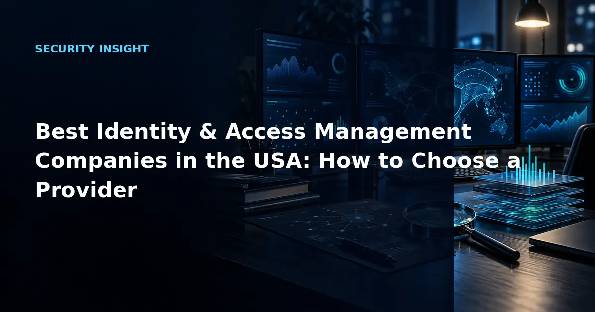 Best Identity & Access Management Companies in the USA: How to Choose a Provider