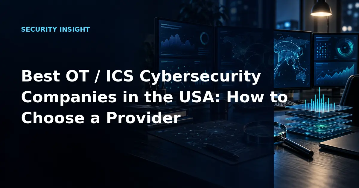 Best OT / ICS Cybersecurity Companies in the USA: How to Choose a Provider