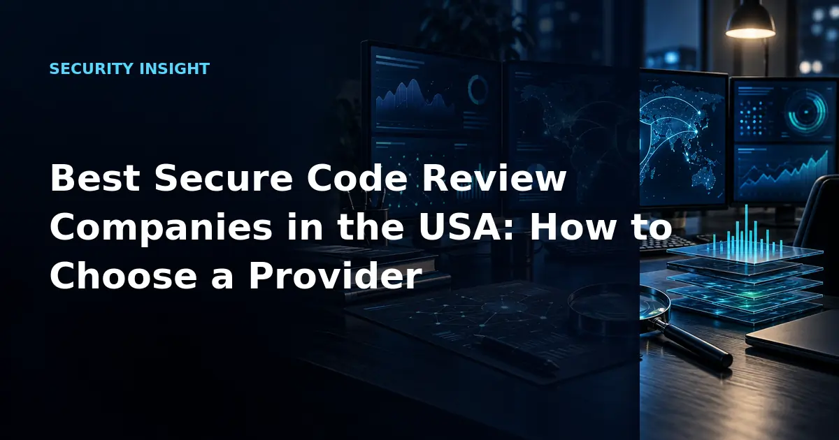Best Secure Code Review Companies in the USA: How to Choose a Provider