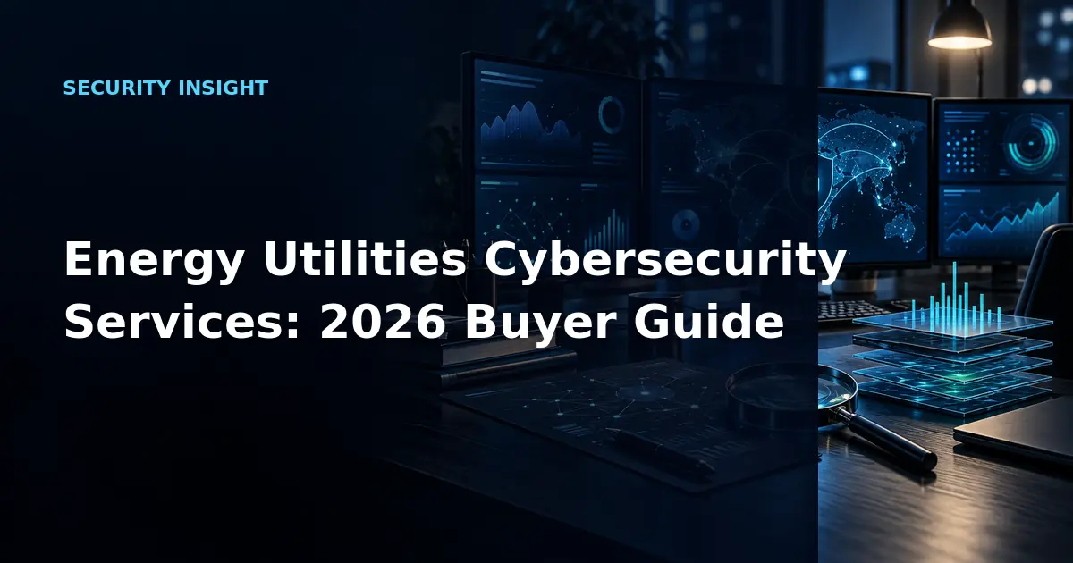 Energy Utilities Cybersecurity Services: 2026 Buyer Guide