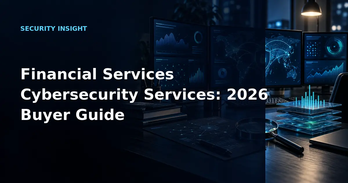 Financial Services Cybersecurity Services: 2026 Buyer Guide