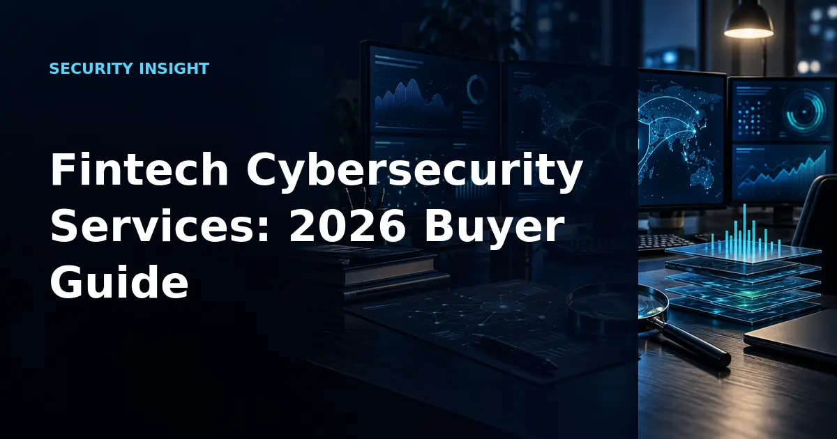 Fintech Cybersecurity Services: 2026 Buyer Guide