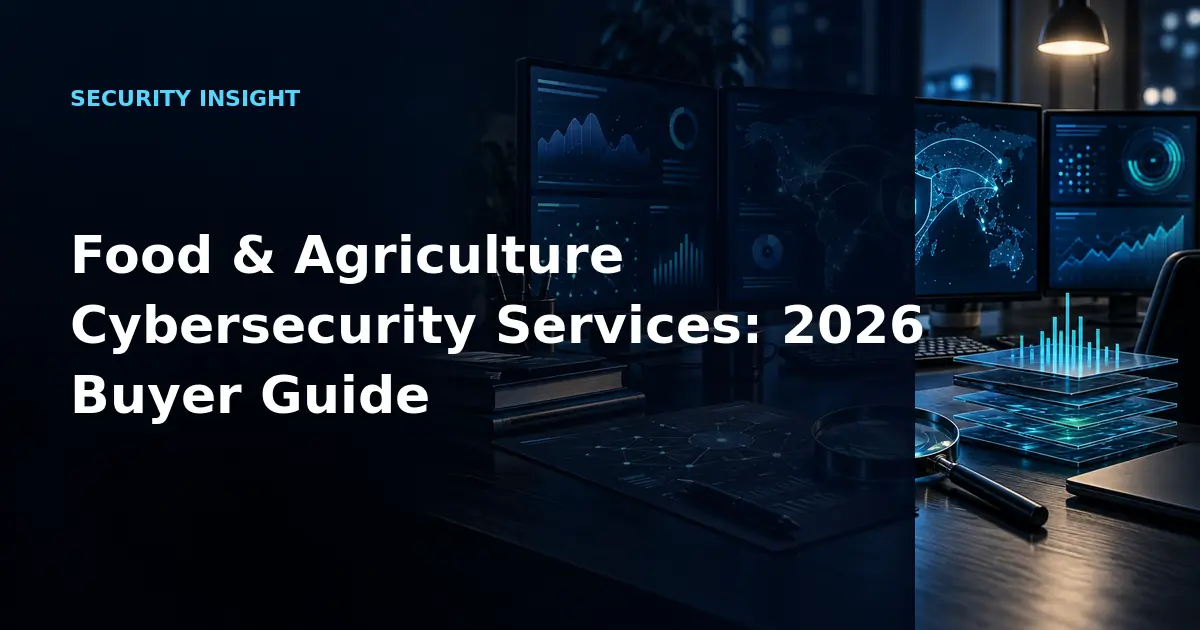 Food & Agriculture Cybersecurity Services: 2026 Buyer Guide
