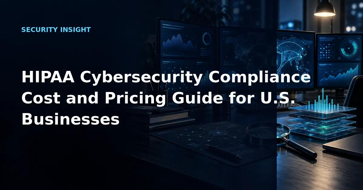 HIPAA Cybersecurity Compliance Cost and Pricing Guide for U.S. Businesses