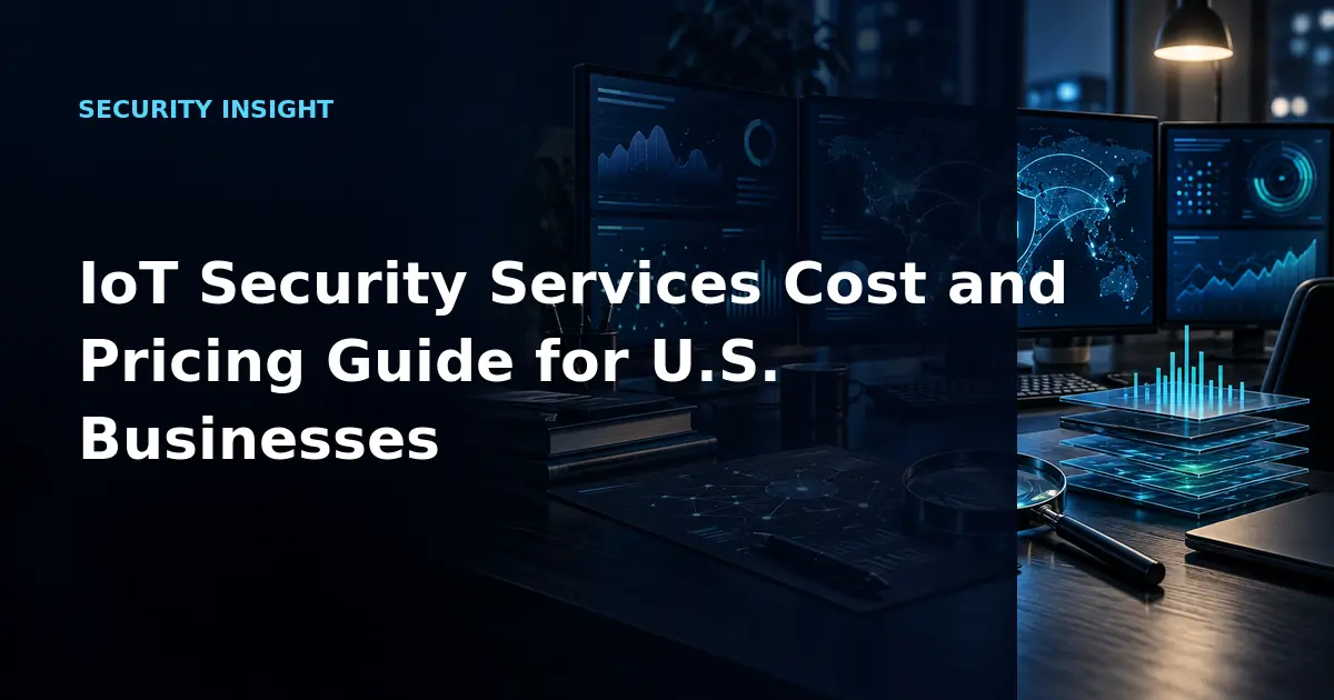 IoT Security Services Cost and Pricing Guide for U.S. Businesses