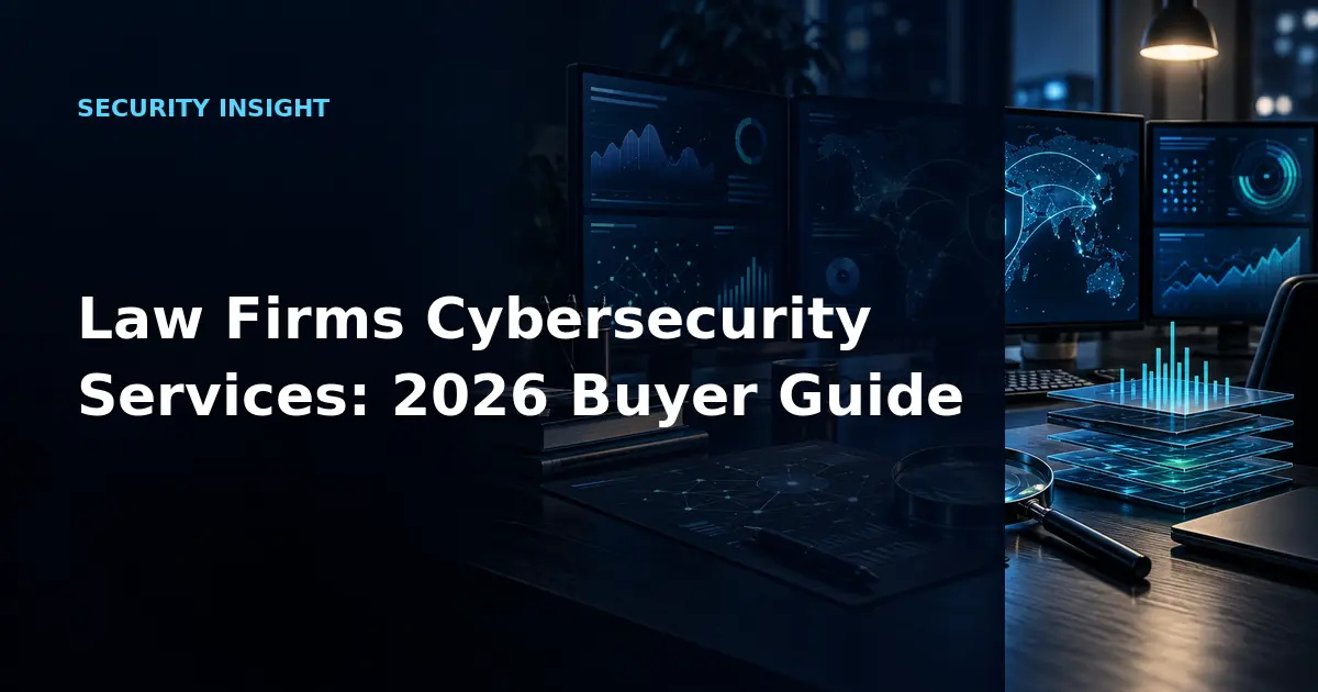 Law Firms Cybersecurity Services: 2026 Buyer Guide