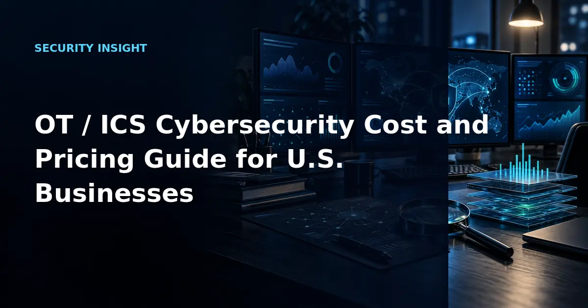 OT / ICS Cybersecurity Cost and Pricing Guide for U.S. Businesses