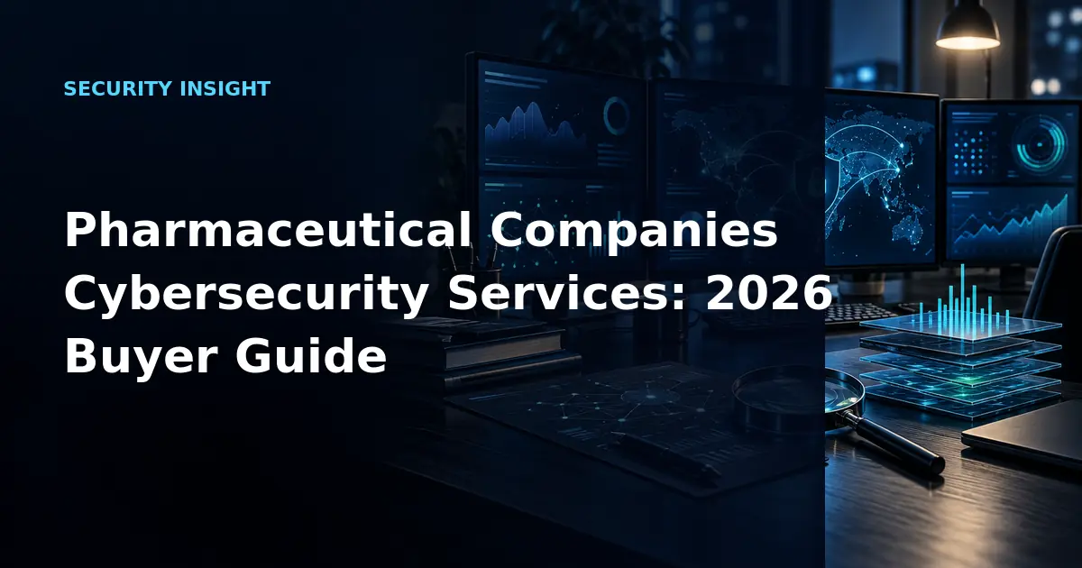 Pharmaceutical Companies Cybersecurity Services: 2026 Buyer Guide