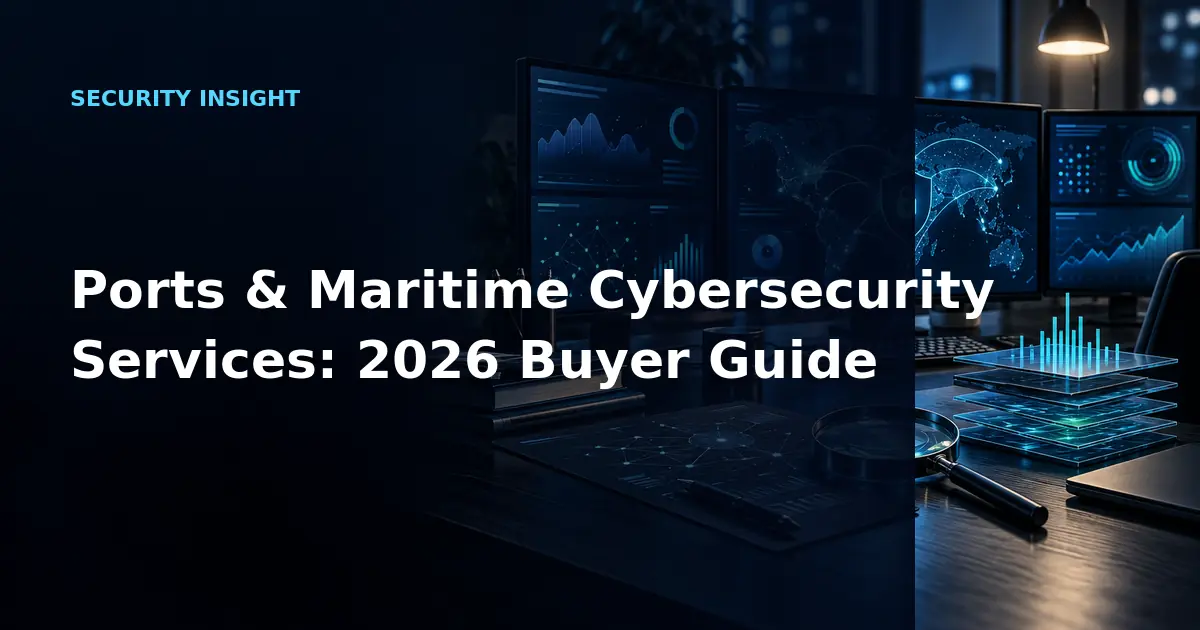 Ports & Maritime Cybersecurity Services: 2026 Buyer Guide