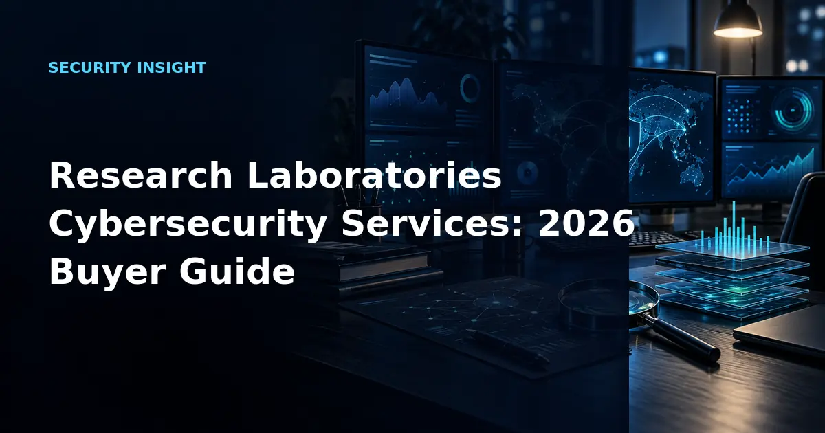 Research Laboratories Cybersecurity Services: 2026 Buyer Guide