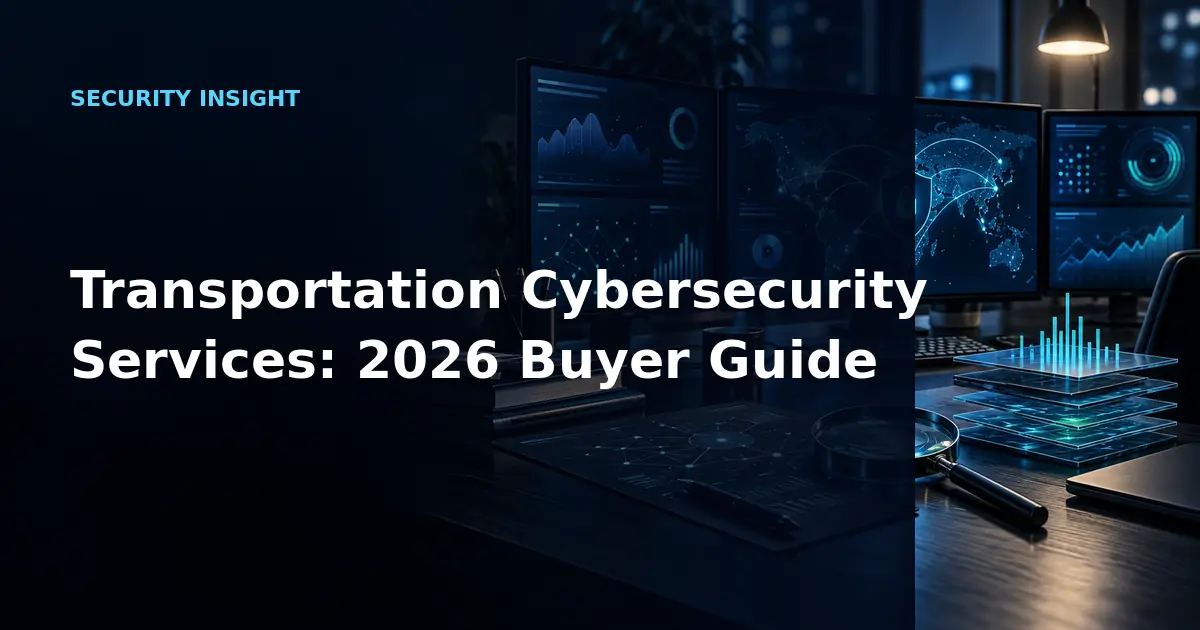 Transportation Cybersecurity Services: 2026 Buyer Guide