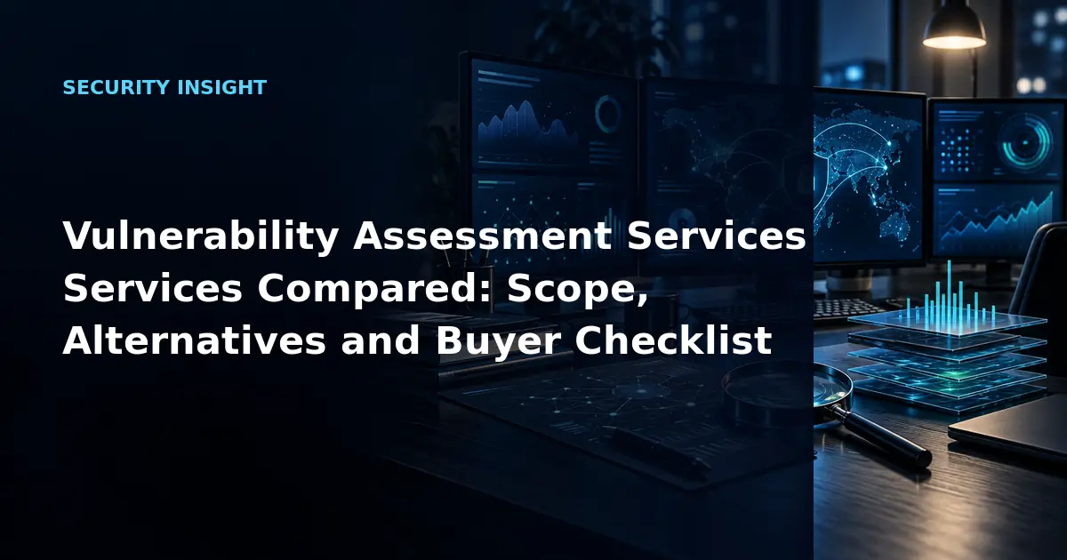 Vulnerability Assessment Services Services Compared: Scope, Alternatives and Buyer
Checklist