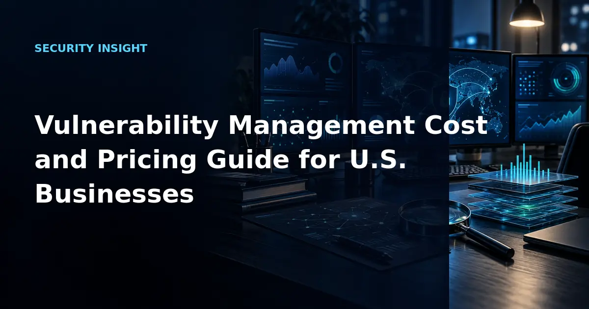 Vulnerability Management Cost and Pricing Guide for U.S. Businesses
